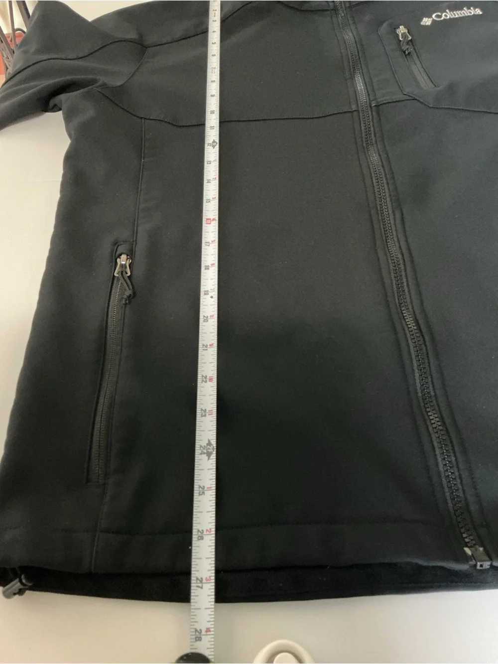 Columbia Black Lightweight Full-Zip Jacket